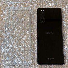希少 SONY Xperia SOV41 本体 ブラック SDカード付き
