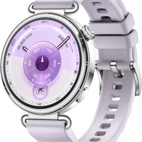 HUAWEI WATCH GT 6 41mm スマートウォッチ 最長14日間バッテリー 情緒/健康モニタリング 100種類以上スポーツモード GPS搭載 登山/ゴルフ/サイクリング iOS & Android対応 パープル