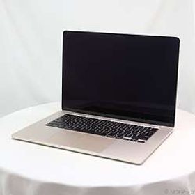 〔展示品〕 MacBook Air 15.3-inch Early-2025 MW1J3J／A Apple M4 10コアCPU_10コアGPU 16GB SSD256GB スターライト 〔26.3