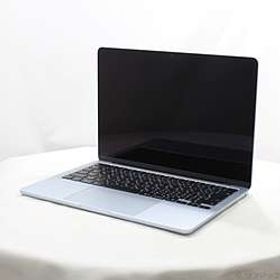MacBook Air 13.6-inch Early-2025 MC6U4J／A Apple M4 10コアCPU_10コアGPU 16GB SSD512GB スカイブルー 〔macOS v26.6