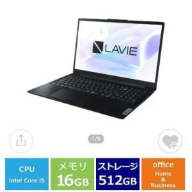 NEC LAVIE PC-N1555GAB2 ノート 本体 16GB 15.6