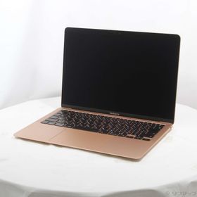 (中古)Apple MacBook Air 13.3-inch Late-2020 MGND3J/A Apple M1 8コアCPU_7コアGPU 8GB SSD256GB ゴールド (26.3 Tahoe)(258-ud)