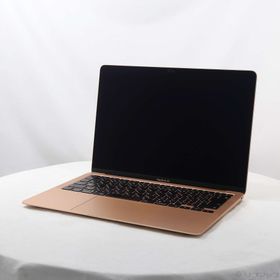 (中古)Apple MacBook Air 13.3-inch Late-2020 MGND3J/A Apple M1 8コアCPU_7コアGPU 8GB SSD256GB ゴールド (26.3 Tahoe)(198-ud)