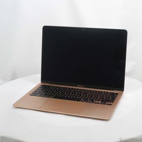 (中古)Apple MacBook Air 13.3-inch Late-2020 MGND3J/A Apple M1 8コアCPU_7コアGPU 8GB SSD256GB ゴールド (26.3 Tahoe)(377-ud)