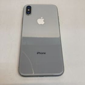 中古 【SIMロック解除済み】【SoftBank】 iPhoneX 64GB (シルバー) MQAY2J/A 155247 状態： C:並品