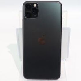 中古 【SIMロック解除済み】【SoftBank】 Apple iPhone11 Pro Max 64GB (スペースグレイ) MWHD2J/A 155484 状態： B:良品