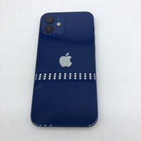 中古 【SIMロック解除済み】【au】Apple iPhone12 6.1インチ 128GB (ブルー) MGHX3J/A 155545 状態： C:並品