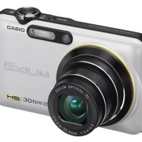 【中古】CASIO デジタルカメラ HI-SPEED EXILIM EX-FC100 ホワイト EX-FC100WE