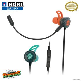 【ホリ公式】【任天堂ライセンス商品】 スプラトゥーン レイダース ホリ ゲーミングヘッドセット インイヤー for Nintendo Switch™ 2 おすすめ Switch スイッチ スプラ ゲーム イヤホン ボイスチャット ホリ HORI ライセンス 認証