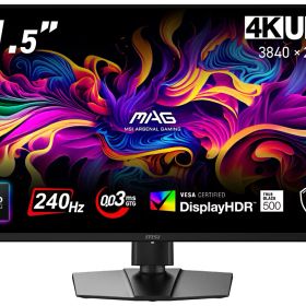 MSI｜エムエスアイ ゲーミング液晶ディスプレイ(31.5型/QD-OLED/4K UHD 3840×2160/240Hz/0.03ms)(ブラック) MAG-321UP-QD-OLEDX24