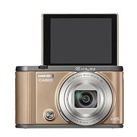 【中古】CASIO デジタルカメラ EXILIM EX-ZR1700GD 自分撮りチルト液晶 オートトランスファー機能 Wi-Fi/Bluetooth搭載 ゴールド