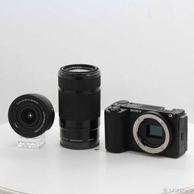 〔中古〕SONY(ソニー) VLOGCAM ZV-E10 II ダブルズームレンズキット ブラック ZV-E10M2X B〔269-ud〕
