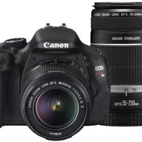 【中古】 Canon デジタル一眼レフカメラ EOS Kiss X5 ダブルズームキット EF-S18-55mm/EF-S55-250mm付属 KISSX5-WKIT