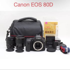デジタル一眼レフカメラ/Canon EOS 80D標準&望遠ダブルレンズセット