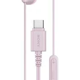 Sony (ソニー) USB-C プラグ IER-EX15C 有線 インイヤーヘッドホン iPhone Android 携帯電話用 多機能ボタン内蔵 ボリューム マイクコントロール USBオーディオクラス1.0デバイス対応 ピンク