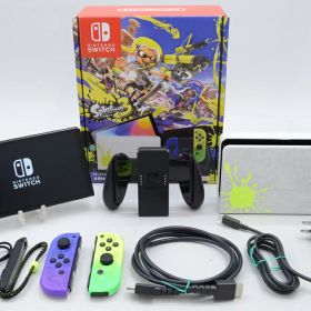 【中古】Nintendo Switch (有機ELモデル) スプラトゥーン3エディション HEG-S-KCAAA