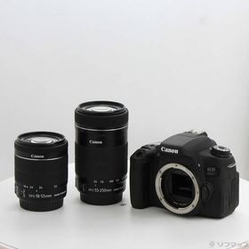 〔中古〕Canon(キヤノン) EOS 8000D ダブルズームキット (2420万画素／SDXC)〔262-ud〕