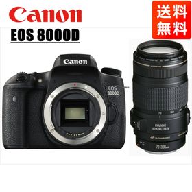 キヤノン Canon EOS 8000D EF 70-300mm 望遠 レンズセット 手振れ補正 デジタル一眼レフ カメラ 中古