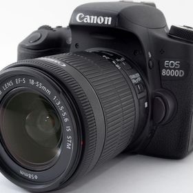 キヤノン デジタル一眼 CANON EOS 8000D レンズキット 中古 美品 Wi-Fi搭載 新品SDカード付き 届いてすぐに使える スマホに送れる 動画撮