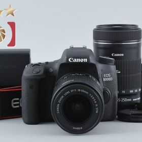 【中古】Canon キヤノン EOS 8000D ダブルズームレンズキット