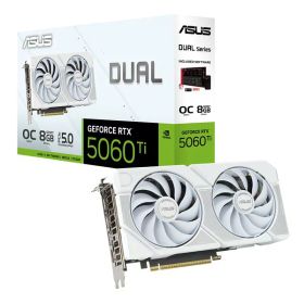 【エントリーで最大10万ポイント】ASUS エイスースDual GeForce RTX 5060 Ti 8GB GDDR7 White OC Edition DUAL-RTX5060TI-O8G-WHITE(2668024)送料無料
