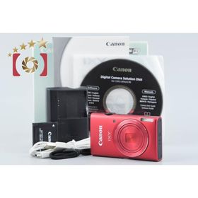 【中古】Canon キヤノン IXY 110F レッド コンパクトデジタルカメラ 元箱付き