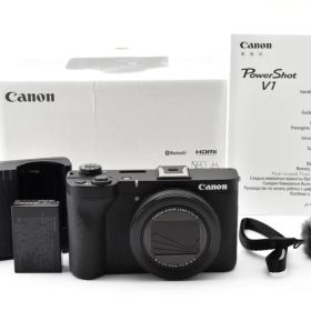新品級 CANON PowerShot V1 コンパクト 箱・説明書付 H697