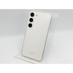 【中古】SAMSUNG au 【SIMフリー】 Galaxy S23 クリーム 8GB 256GB SCG19【中野】保証期間１ヶ月【ランクC】