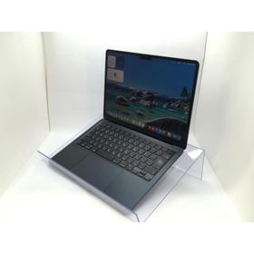 【中古】Apple MacBook Air 13インチ M2(CPU:8C/GPU:8C) 8GB/256GB ミッドナイト MLY33J/A (M2,2022)【静岡】保証期間１ヶ月【ランクC】