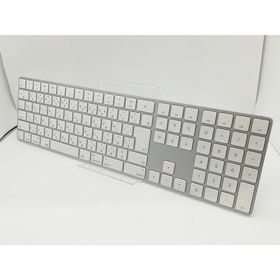 【中古】Apple Magic Keyboard（2017/テンキー付き/A1843） - 日本語（JIS） シルバー MQ052J/A【川崎駅前】保証期間１週間