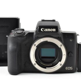良品 キヤノン EOS Kiss M ブラック ミラーレス一眼 ボディ H657