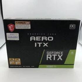 中古 MSI GeForce RTX 3060 Ti AERO ITX 8G OC LHR (RTX3060Ti 8GB) 4720003178 状態： C:並品