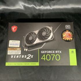 中古 MSI GeForce RTX 4070 VENTUS 2X E 12G OC (RTX4070 12GB) 3400009636 状態： B:良品