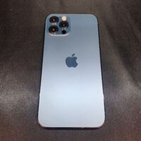 中古 【au】Apple iPhone12 Pro 6.1インチ 128GB (パシフィックブルー) MGM83J/A 143823 状態： C:並品