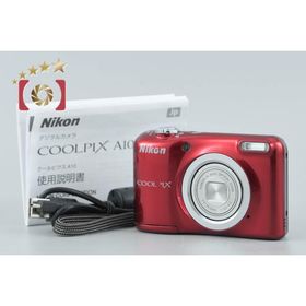 【中古】Nikon ニコン COOLPIX A10 レッド コンパクトデジタルカメラ