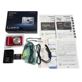 動作確認済 Panasonic LUMIX DMC-ZX1 レッド
