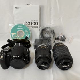 【売り切り】美品 Nikon D3100 ダブルズームキット フルセット