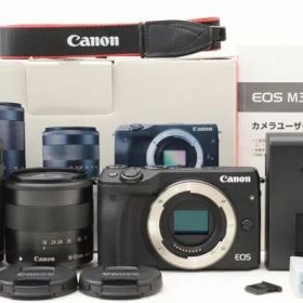 ☆極上美品☆ Canon キャノン EOS M3 ダブルズームキット 元箱 付属品 ♯26083003