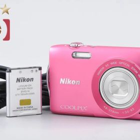 【中古】Nikon ニコン COOLPIX S3300 ストロベリーピンク コンパクトデジタルカメラ