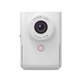 [新品]Canon キヤノン ビデオカメラ PowerShot V10 ホワイト（キャッシュバックキャンペーン対象商品）