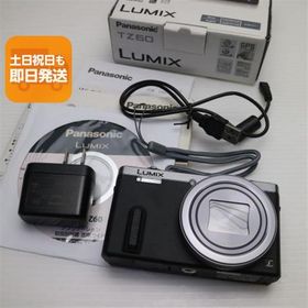 美品 DMC-TZ60 ブラック 即日発送 デジカメ Panasonic 本体 あすつく 土日祝発送OK