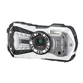 【中古】RICOH 防水デジタルカメラ RICOH WG-40W ホワイト 防水14m耐ショック1.6m耐寒-10度 RICOH WG-40W WH 04687