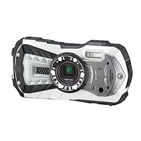 【中古】（非常に良い）RICOH 防水デジタルカメラ RICOH WG-40W ホワイト 防水14m耐ショック1.6m耐寒-10度 RICOH WG-40W WH 04687