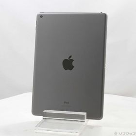 (中古)Apple iPad 第7世代 32GB スペースグレイ MW742J/A Wi-Fi(348-ud)