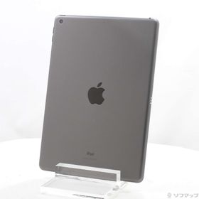 (中古)Apple iPad 第7世代 32GB スペースグレイ MW742J/A Wi-Fi(198-ud)