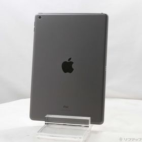 (中古)Apple iPad 第7世代 32GB スペースグレイ MW742J/A Wi-Fi(344-ud)