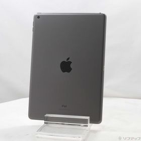 (中古)Apple iPad 第7世代 32GB スペースグレイ MW742J/A Wi-Fi(344-ud)