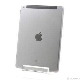 (中古)Apple iPad 第7世代 128GB スペースグレイ MW6E2J/A auロック解除SIMフリー(371-ud)