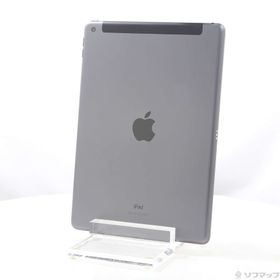(中古)Apple iPad 第7世代 128GB スペースグレイ MW6E2J/A auロック解除SIMフリー(269-ud)