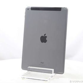 (中古)Apple iPad 第7世代 128GB スペースグレイ MW6E2J/A auロック解除SIMフリー(198-ud)